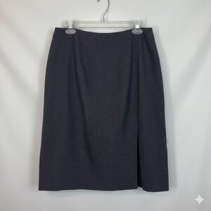 Banana Republic Charcoal Pencil Skirt wool blend fully lined women’s size 14